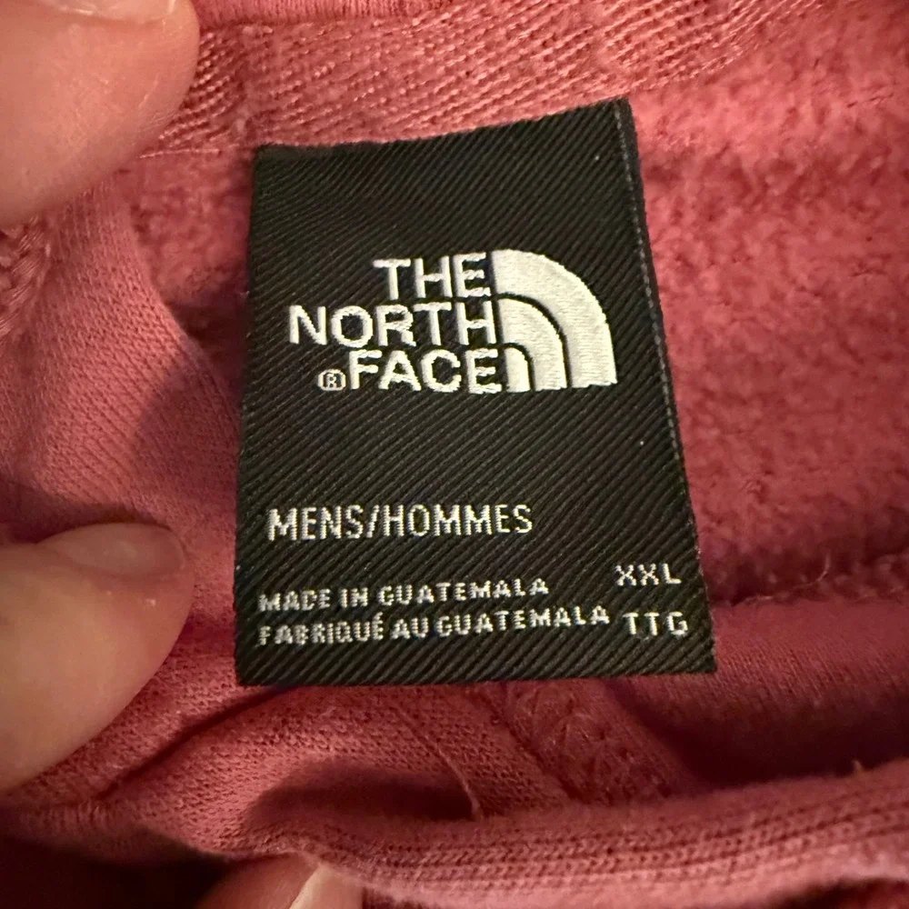 The North‎ Face Mens Pink Never Stop Exploring Mountain Graphic Hoodie XXL